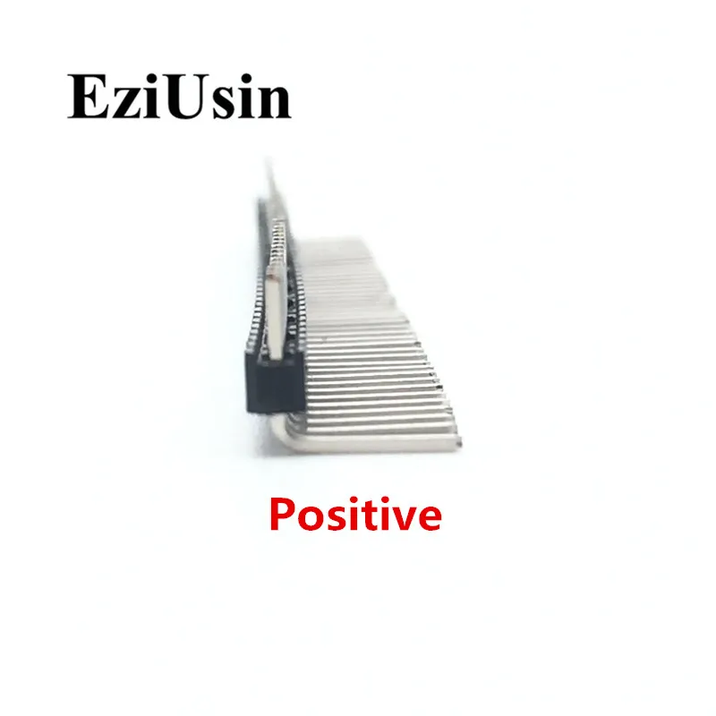 10 Stuks 1X40 Pin 2.54Mm Haakse Single Row Male Pin Header Connector