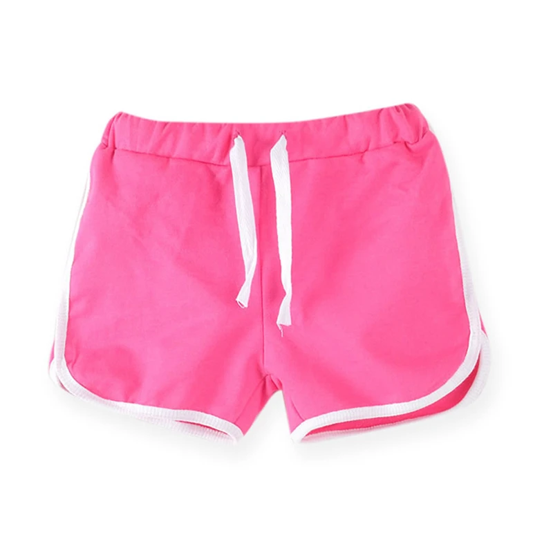 3-13Yrs Kids Shorts Boys Girls Summer Sport Shorts Pants Unisex Children Candy Color Casual Short Pants Trousers Bottoms