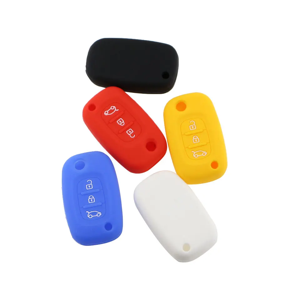 JameoAuto Silicone Car Styling Key Case Cover for Lada Priora Sedan Sport Kalina Granta Vesta X-Ray XRay Remote Key Shell Covers