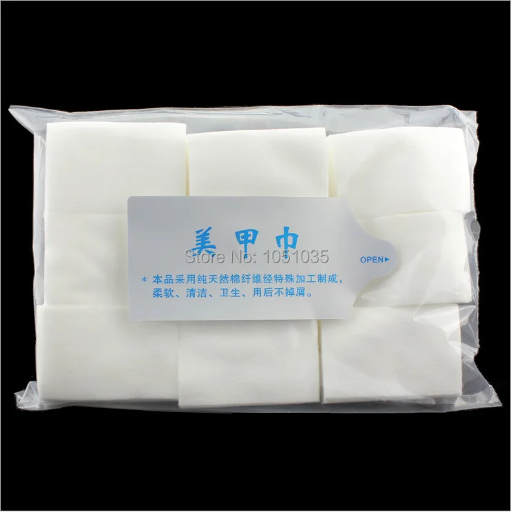 Hot 600pcs Cotton  Pads Paper Nail Tools/Nail Polish Remover Wipes Nail Art Tips Manicure/Nail Art Equipment