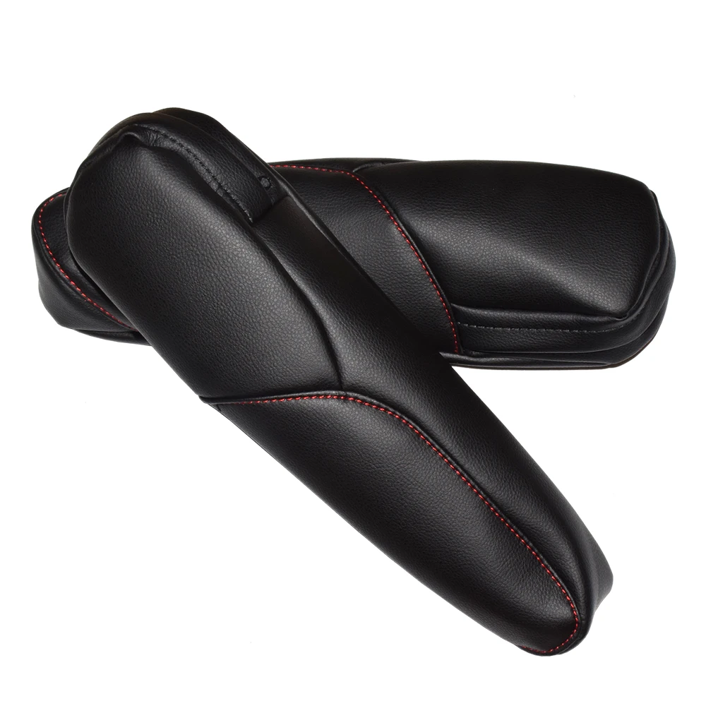 For Honda CRV 2007 2008 2009 Microfiber Leather Driver Passenger Side Seat Armrest Handle Decor Cover Protection Trim