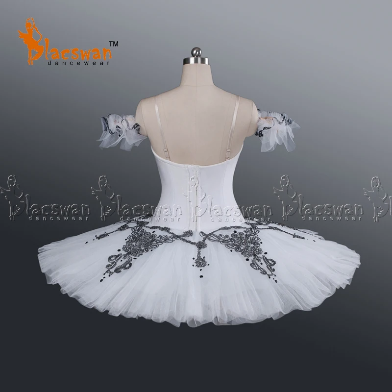 White and Black Customized Grand Pas Classique Variation Professional Ballet Tutus For Adults BT627