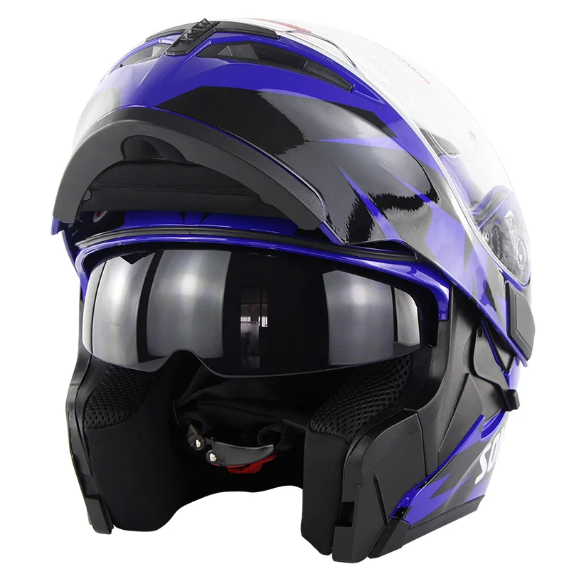 

Motorcycle Full Face Helmet Casque Moto Riding High Quality ABS Motocross Helmet Motorbike Capacete ECE Open Face Casco Moto