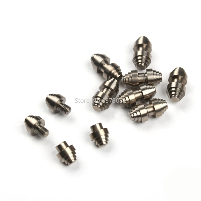 2Pcs DIY TI2 titanium alloy folding knife screw knife DIY Rivet Opening and closing nail/pushing nail