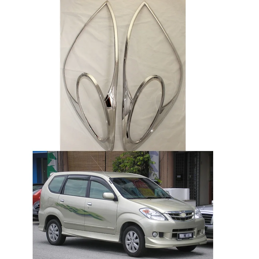 

For Toyota F600 F601 Avanza 2003 2005 2006 2008 2010 Head Light Lamp Cover Trim Frame Protector Sticker Car Styling Accessory