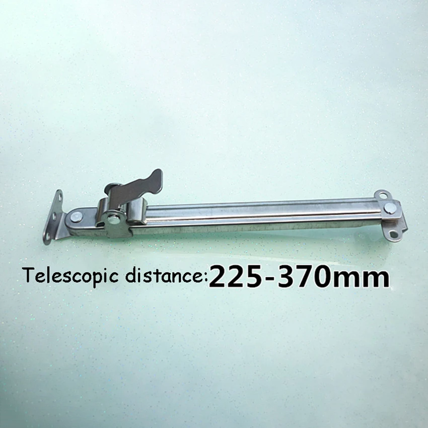 225-370mm Telescopic Stainless Steel Plastic Wind Brace Casement Locate Support Limiter Window Strut Angle Position Control