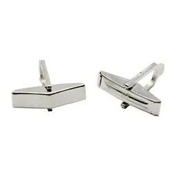 925 Silver Cufflinks Jewelry Findings Making Men Jewelry Fit Personalized Shirt Cuff Links ID27527