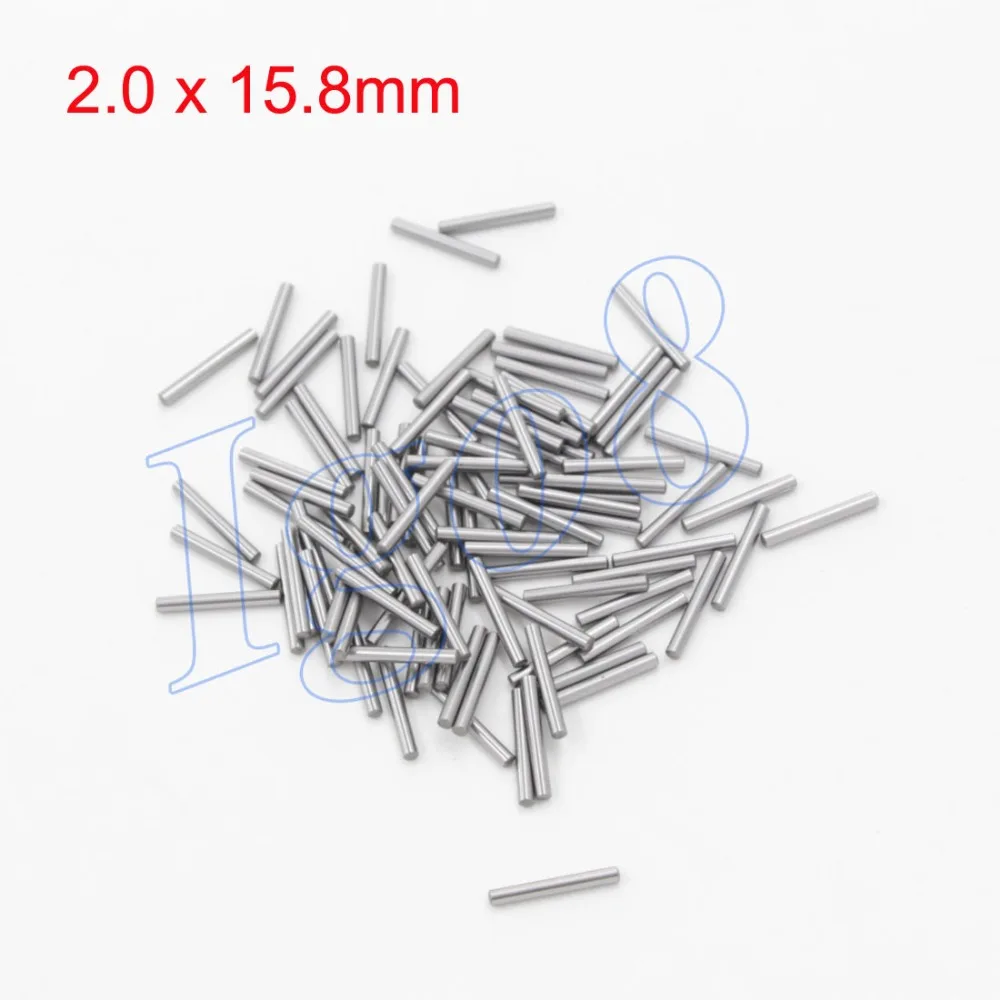 Steel 2mm x 15.8mm Dowel Pins 200pcs
