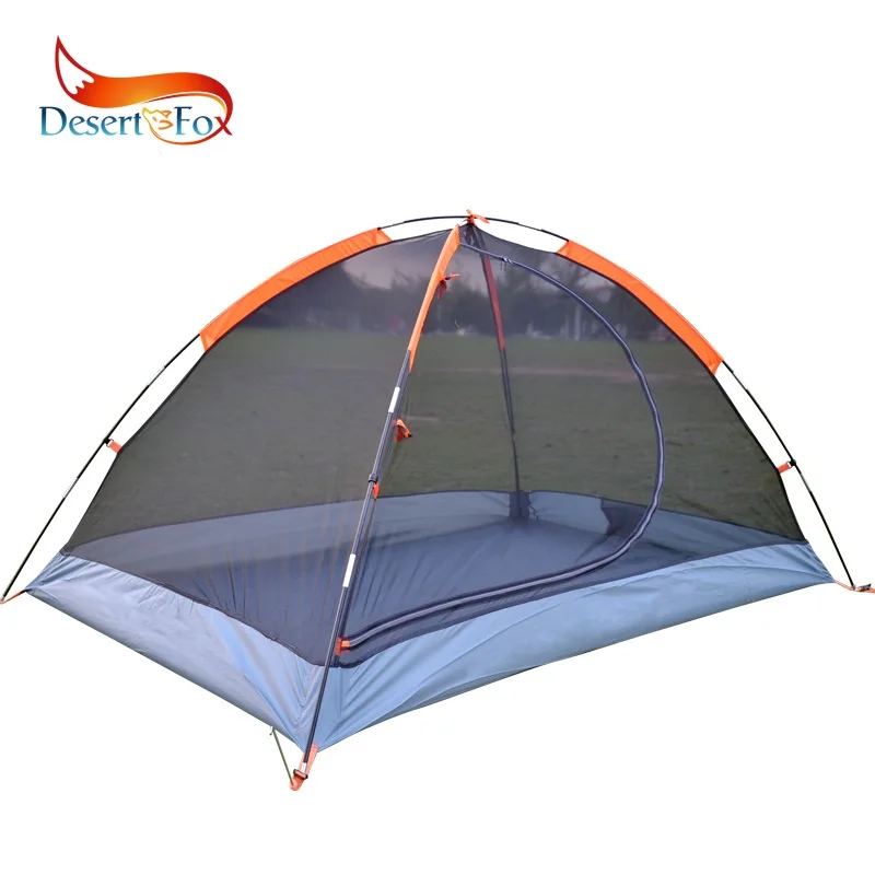 Desert&Fox Backpacking Tent 2 Person Double Layer Camping Tents 4 Seasons Waterproof Breathable Lightweight Portable Travel Tent