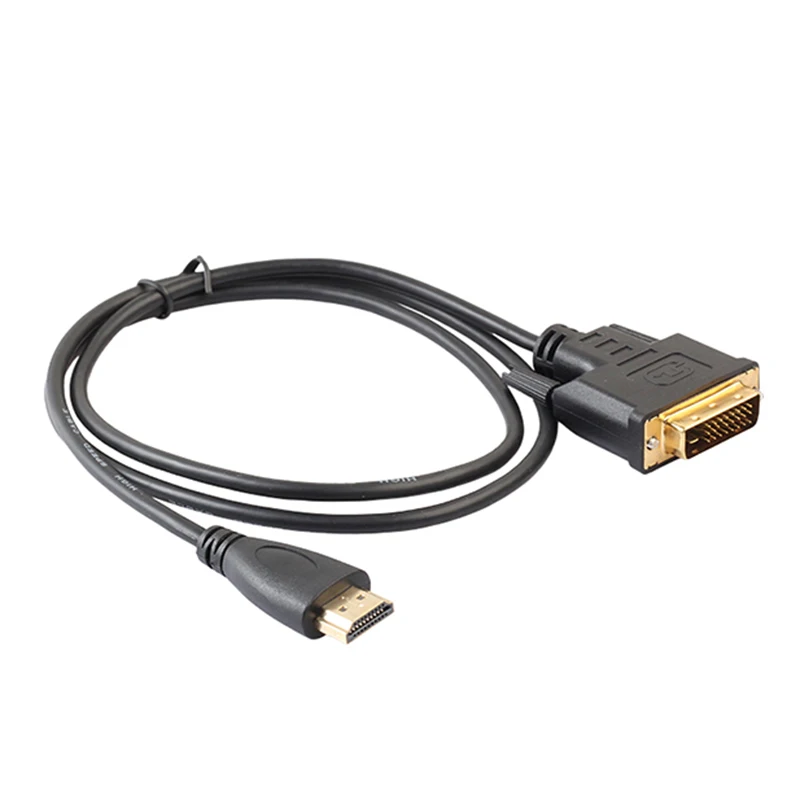Felkin HDMI-compatibile con DVI cavo DVI-D 24 + 1 Pin cavo 1080P 3D Video convertitore cavo HDMI per DVD LCD HDTV XBOX PS3
