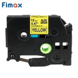 1 Pcs 7 Color Flexible Tape Compatible for Brother TZe-FX231 TZeFX631 TZe-FX631 12mm TZe-FX621 TZe-FX641 P-touch Label Tape