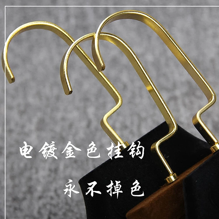 Sainwin 5pcs/lot Flocked Hangers/Non-Slip And Traceless Hangers/Black Flocking Custom Flocking Clothes Racks