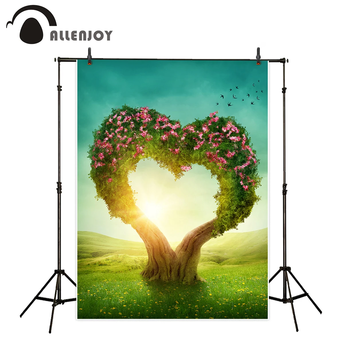 Allenjoy newborn photography background Love hope to spend romantic wedding love photo studio photobooth high quality not blurry