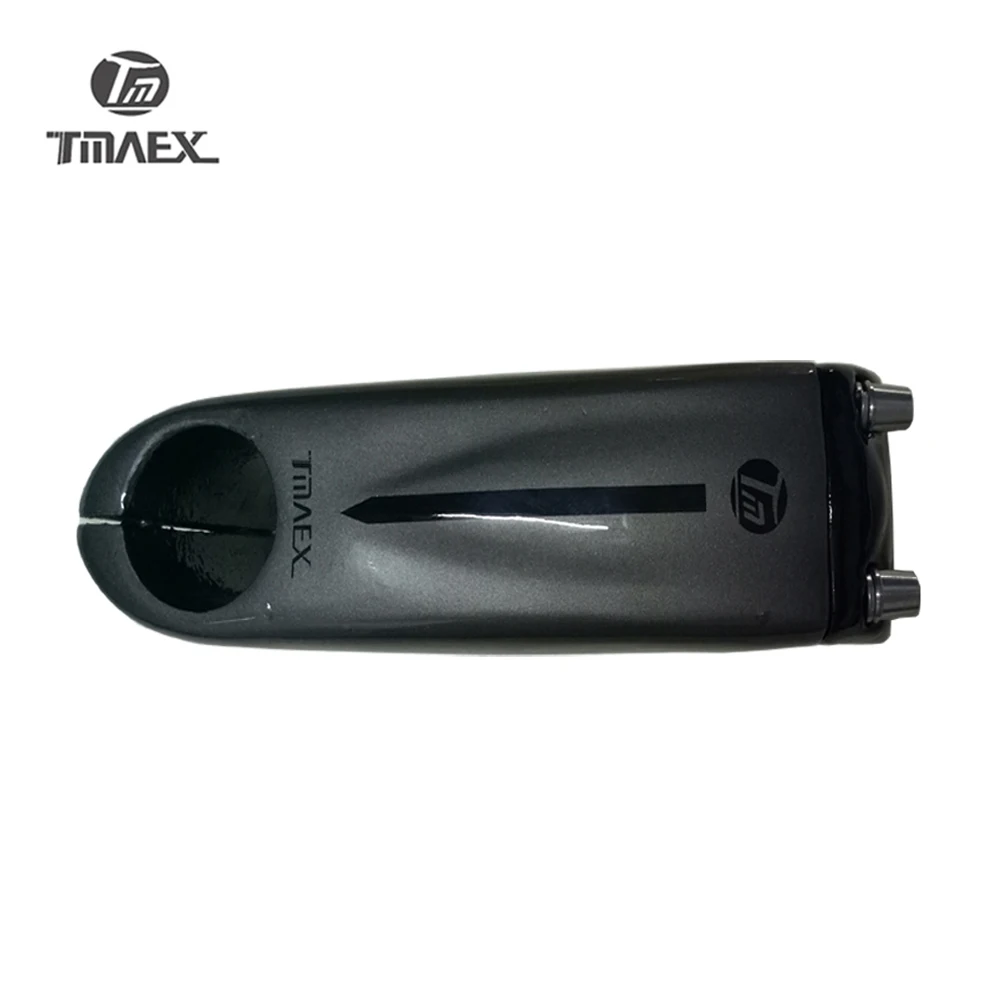 TMAEX-Superlight Carbon Stem, Road Mountain Bike Stem, Silver Bicycle Parts, 3K Glossy, 145g, 80mm, 90mm, 100mm, 110mm, New Type