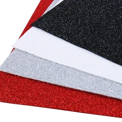 Nanchuang 1.2mm Thickness Soft Glitter Non Woven Polyester Felt For DIY Handmade Home Decoration Sewing Dolls Material 21X30cm