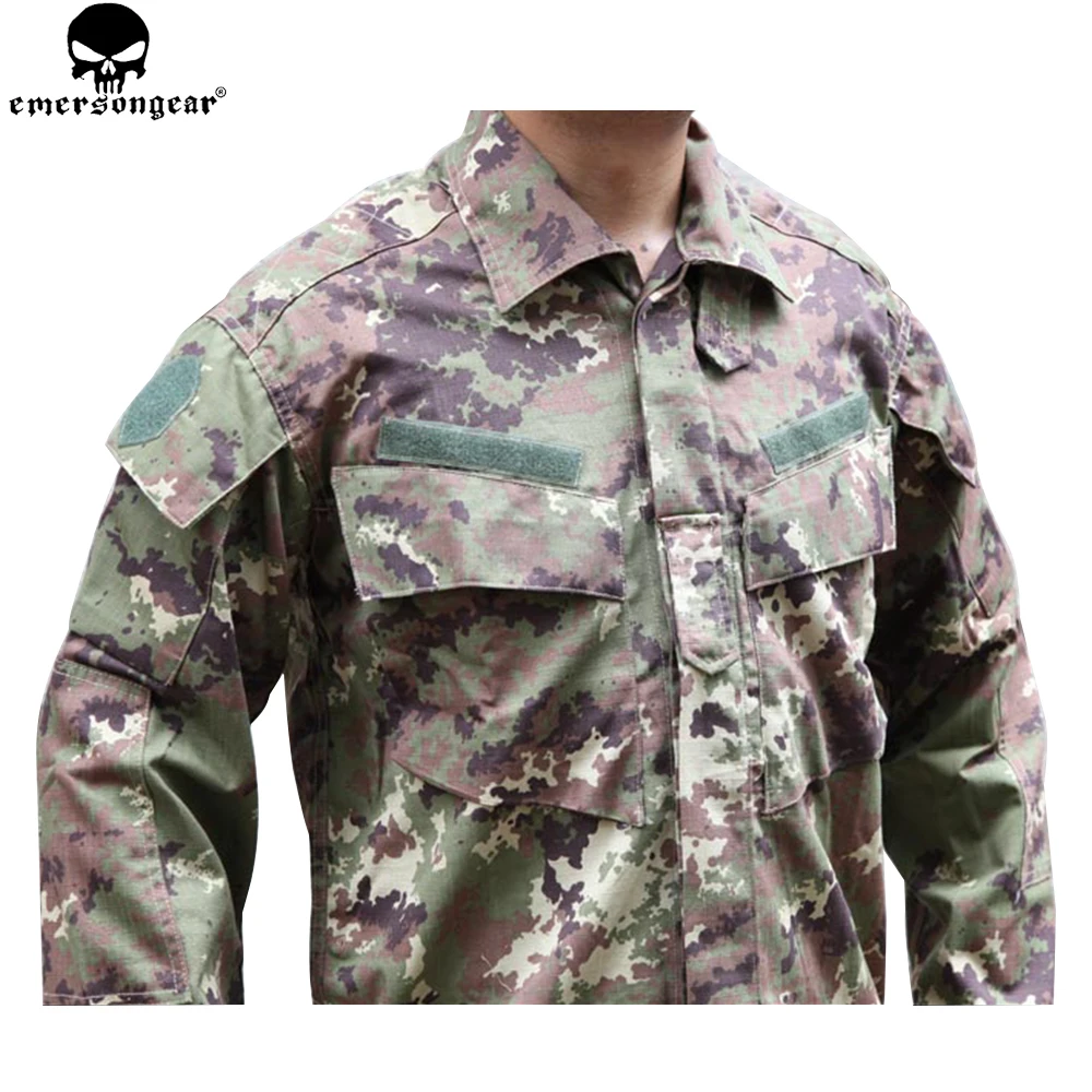 Uniforme táctico EmersonGear Vegatata – Camuflaje para airsoft y paintball