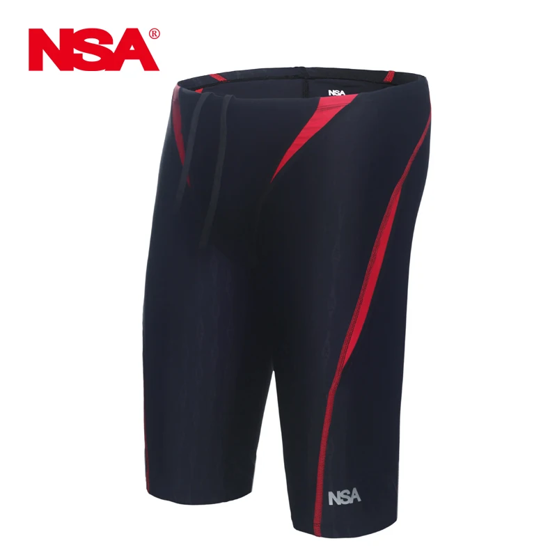 NSA Boys Swimsuit Swimming Trunks Professional Training Swimsuit Boys Kids Racing Children Boy Swimwear Shorts Mens Swim Trunks