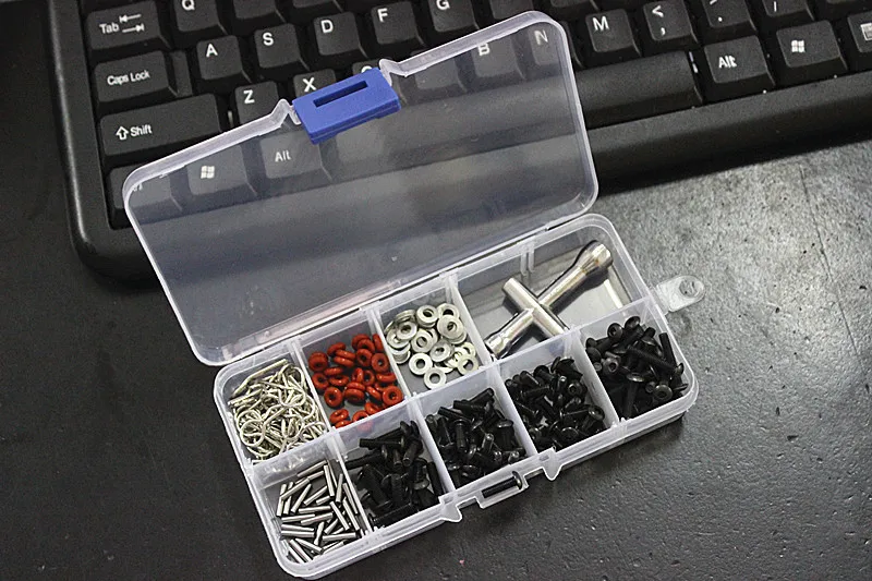 Hot Sale 270pcs/box Special Repair Tool and Screws Box Set for RC Car Multicopter Quadcopter Airplane Helicopter spare parts