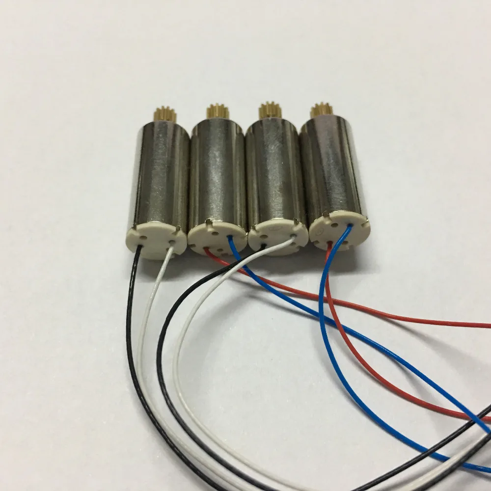 4ピース/ロットcw + ccwモーターエンジンセット用hubsan H507A x4スタープロrc quadcopterスペアパーツアクセサリー(付きメタルギア)