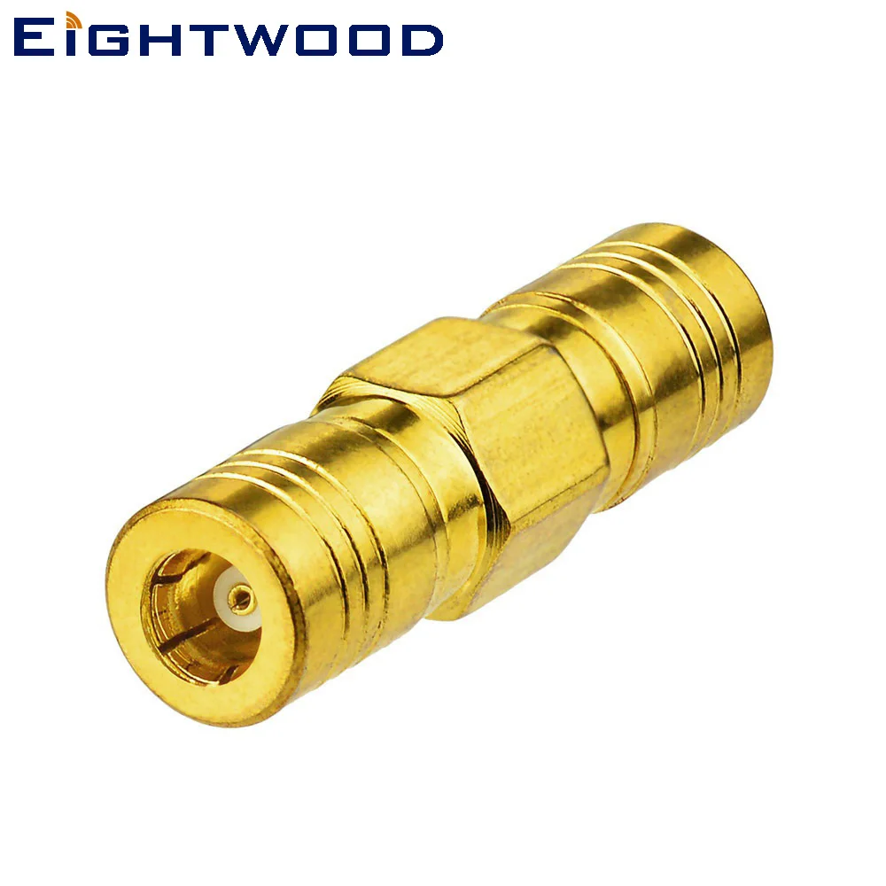 Eightwood Car Satellite Radio Antenna Adapter SMB Male to Male Female Socket Coaxial Connector for Sirius XM Pioneer Audiovox