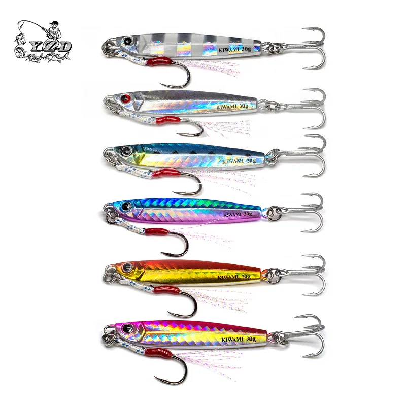 Power Metal Jig 20g 30g 40g Inchiku Deep Sea Slow jig Pitch Glow Head Metal Lure Spoon Fishing Casting Jigging Lure