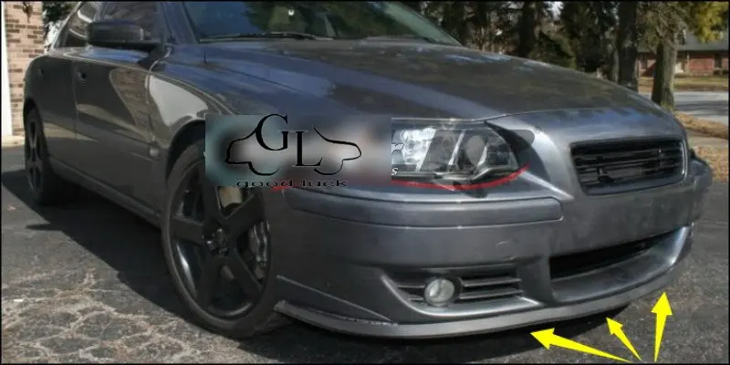 Bumper Lip Deflector Lips For Volvo C70 Front Spoiler Skirt For TopGear Fans Car Tuning / Body Kit / Strip