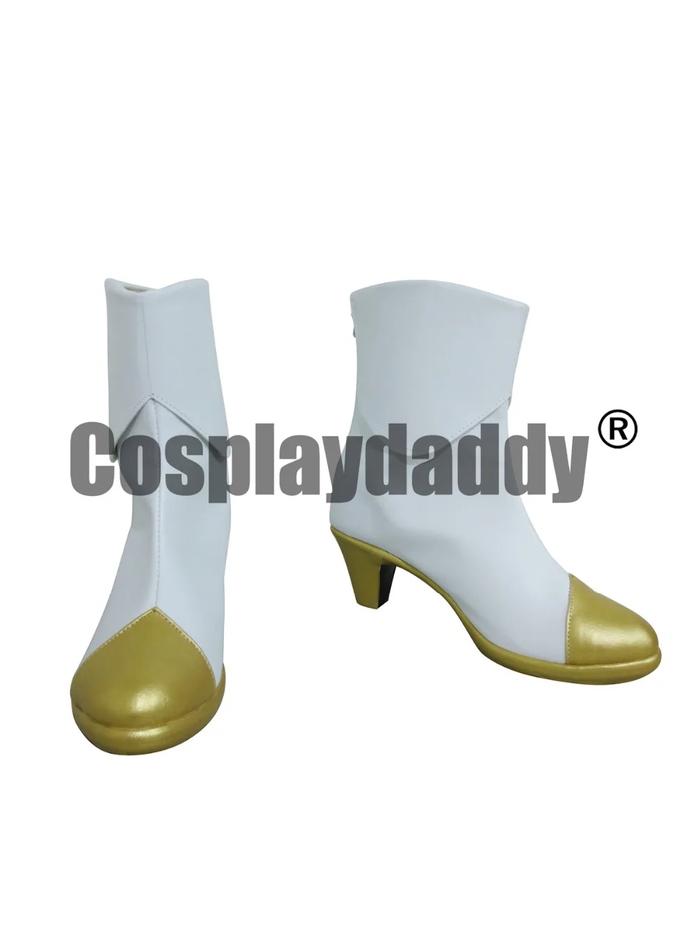 LOL Lady of Luminosity Star Guardian Lux White Golden Cosplay Shoes Boots X002