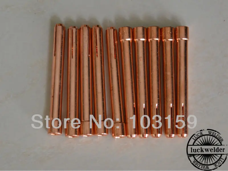 10N23 1/16 "1.6mm TIG COLLET Electrodes สำหรับ WP17 18 26 ไฟฉายเชื่อม TIG Series 10pcs