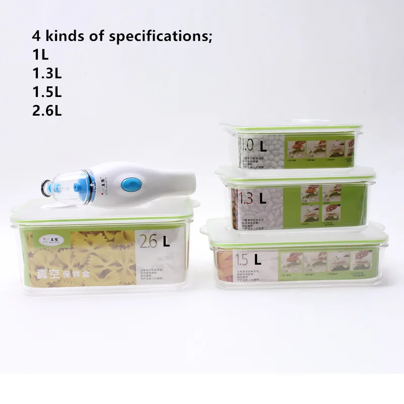 Вакуумная коробка для хранения, коробка для хранения холодильника, коробка для хранения продуктов, детали вакуумной машины