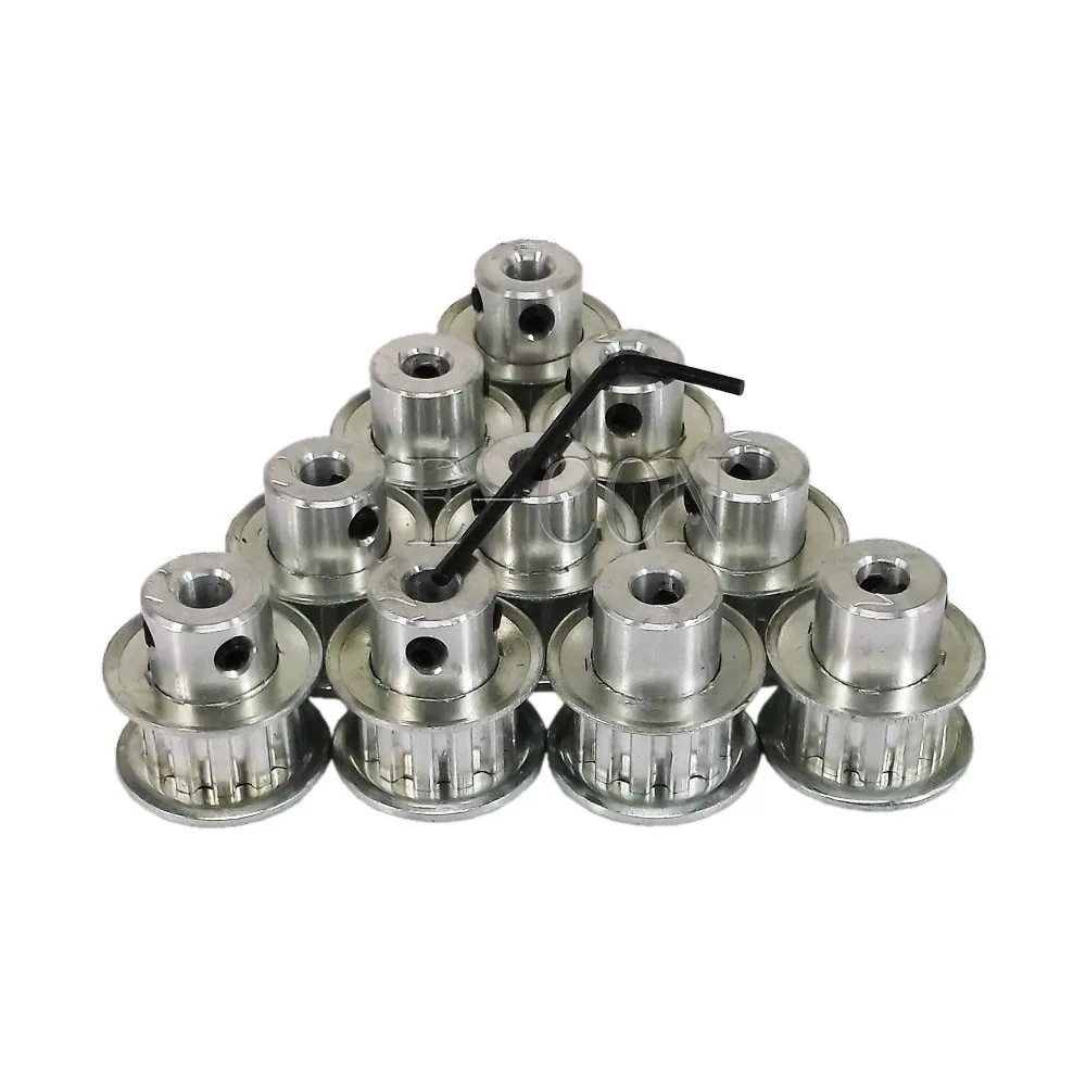 

10pcs/lot XL10 Timing Pulley 10 teeth synchronization Alumium Bore 6mm L037 L039 width BELT for stepper motor Free shipping $22