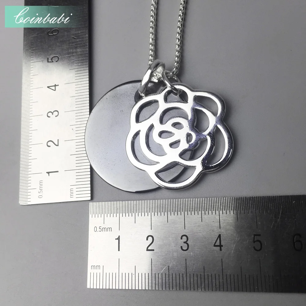 Necklace Ornament Rose Trendy Gift For Women, Europe Style Soul Jewelry  925 Sterling Silver Fashion Jewelry Wholesale