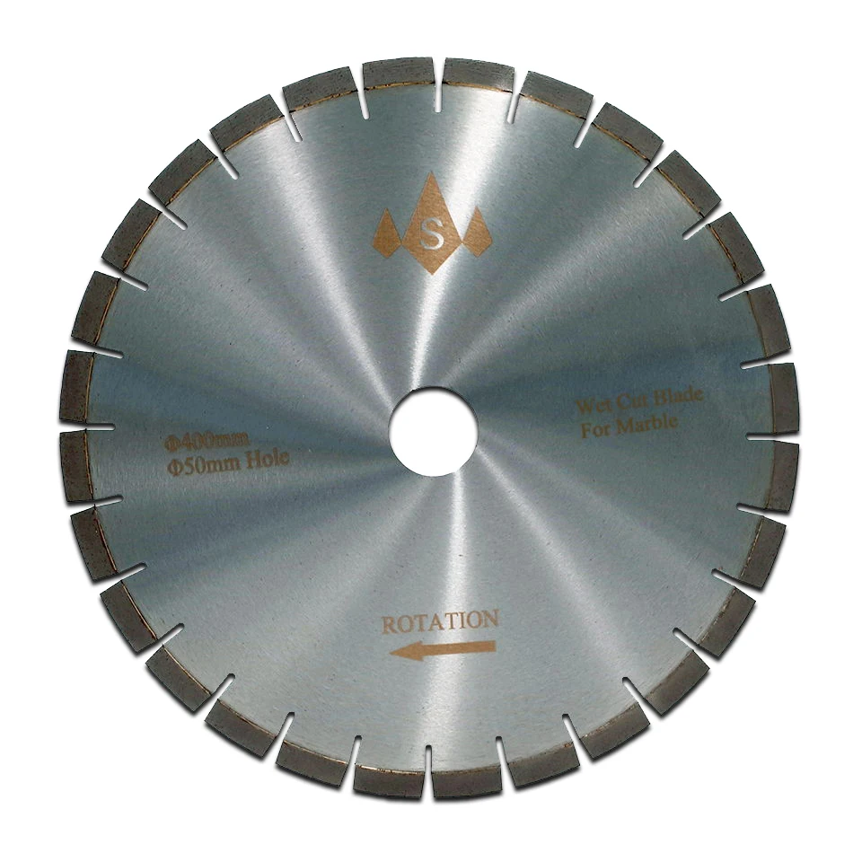 RIJILEI 400MM Silent Marble Diamond Cutting Saw Blades cutter blade for marble stone Sharp cutting circular Cutting Tools