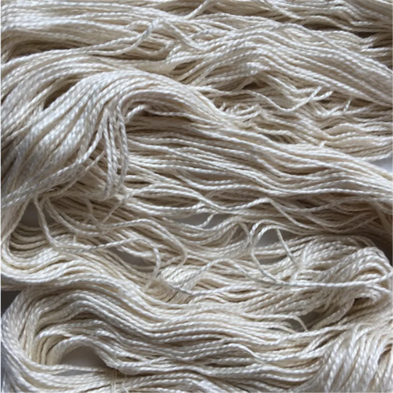 500g 5pieces/lot hank pure silk yarn natural white color  undyed yarn silk yarn for knitting hand knitting silk yarn