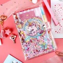 A5 A6 Ring Loose Leaf Binder Clear Plastic Creative Pocket Sheet Protector Index Divider Notebook Refills Filler Organizer Pouch