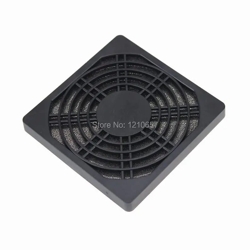 5 Pieces LOT Guard Black Plastic Dustproof Filterable 90mm Computer Fan Filter