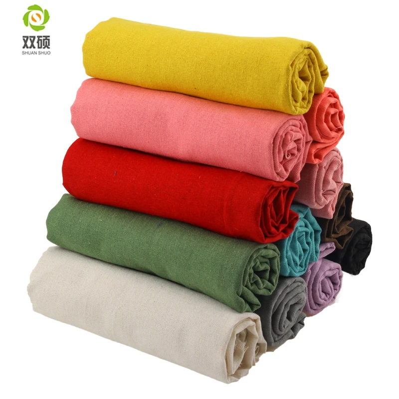 

Solid Color Design Linen Fabric Qualities linen Cloth For Curtains, Sofa, Bags, Tablecloths Cover 150*50CM/PCS