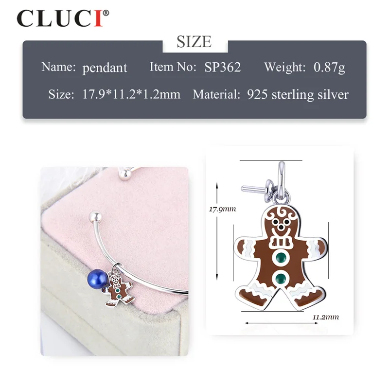 مجوهرات قلادة من الفضة الإسترليني 925 من كلوسي على شكل وحش Sonw قلادة من الفضة عيار 925 للسيدات SP362SB #2