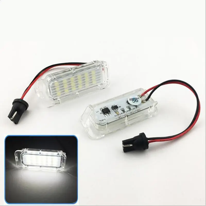 2X18SMD No Error LED Number License Plate Light OEM Replacement Bulb For FORD Focus 5D Fiesta S-Max C-Max Kuga Mondeo Galaxy MK3