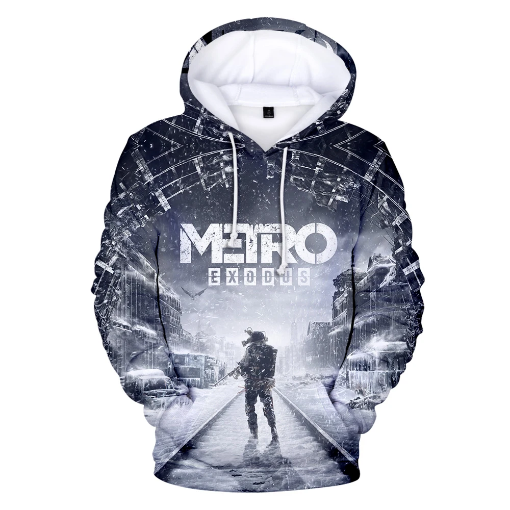 Metro Exodus 3D Printed Hoodies Women/Men Fashion Long Sleeve Hooded Sweatshirts 2019 Hot Sale Casual Streetwear Clothes