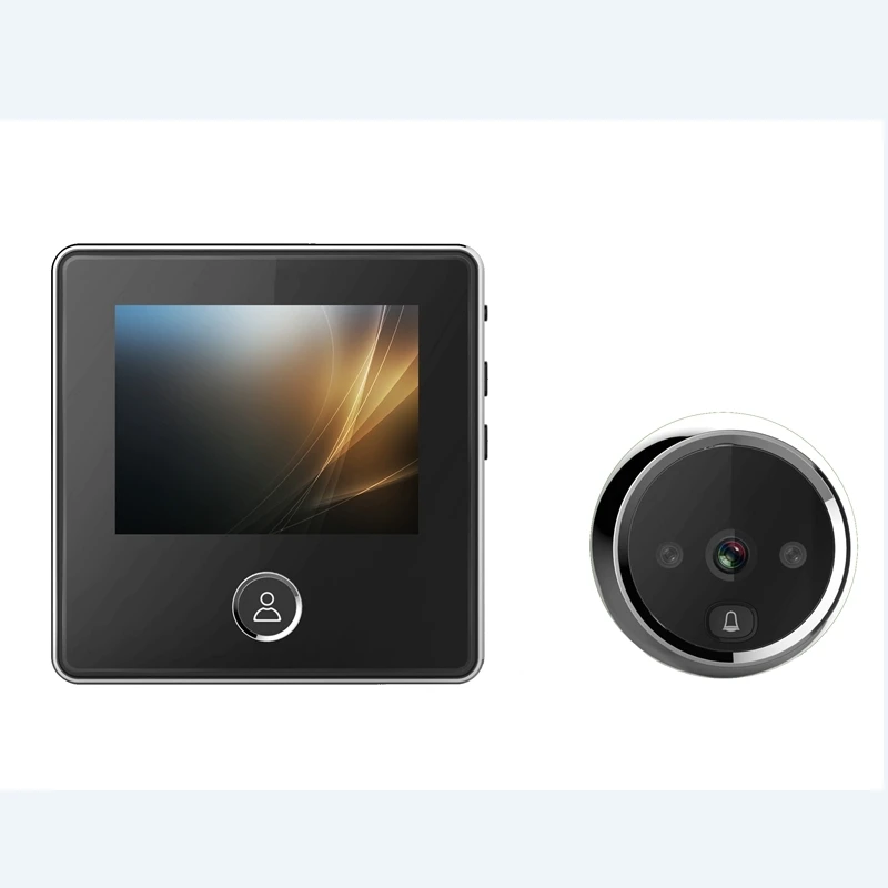 Digital Camera Peephole Viewer 3.0 inch LCD Screen Visual Monitor 1MP HD Build-in Lithium Battery Doorbell Photo Peephole Viewer