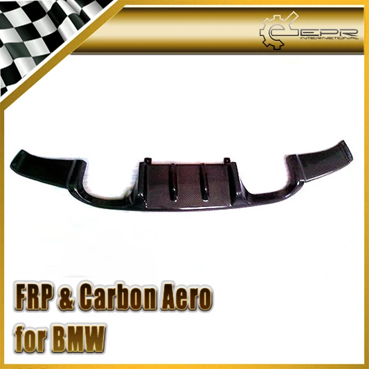 Car Styling For BMW E92 M3 AC Style Carbon Fiber Rear Diffuser Glossy Fibre Finish Bumper Bottom Accessories Racing Trim