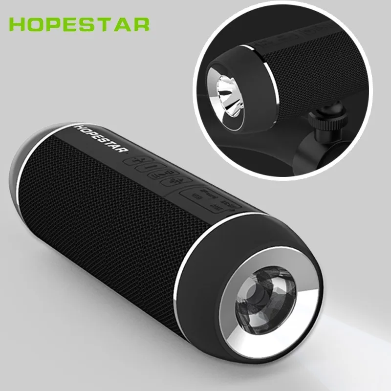 HOPESTAR P11 Altavoz Bluetooth undurchlässig al aire libre altavoces inalmbricos bicicleta porttil Subwoofer Bass Power Bank + LE