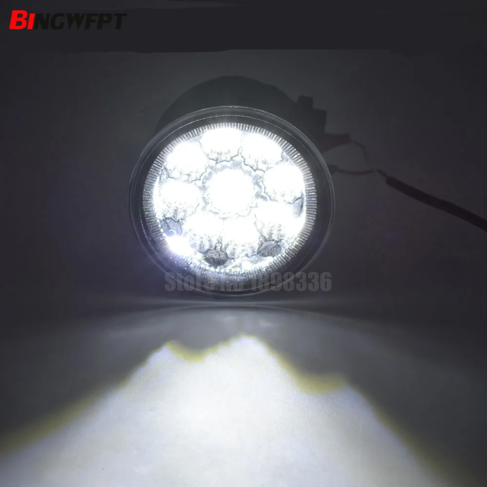 2PCS H11 Car Fog Light 12V For Nissan Qashqai J11 J11_ Closed Off-Road Vehicle 2013-