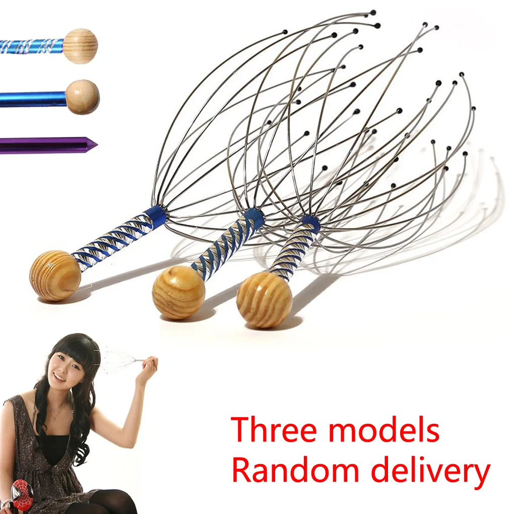 New Head Scalp Neck Equipment Stress Release Relax Massage Body Massager Head Massage Tools