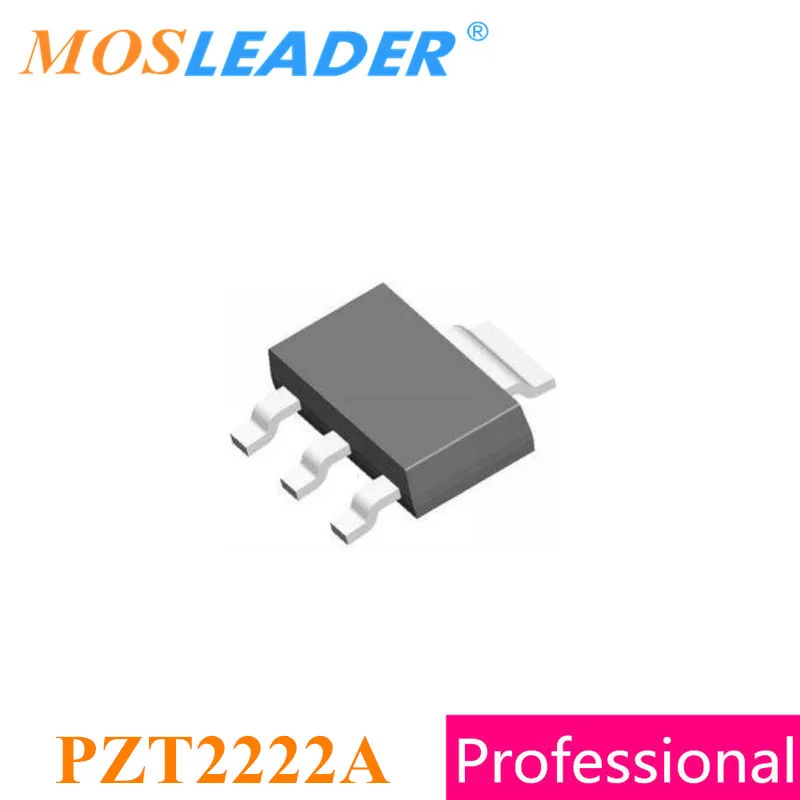 Mosleader PZT2222A SOT223 500PCS ZT2222A PZT2222 PZT2222AT1G 40V 600mA 0.6A NPN high quality