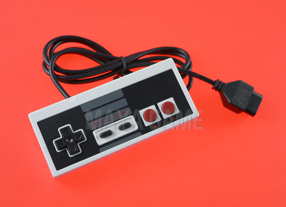 20 قطعة وحدة تحكم كلاسيكية ساخنة ألعاب الألعاب JoyStick Joypad لوحدة التحكم بنظام NES النمط الكلاسيكي 6ft الطرف الثالث