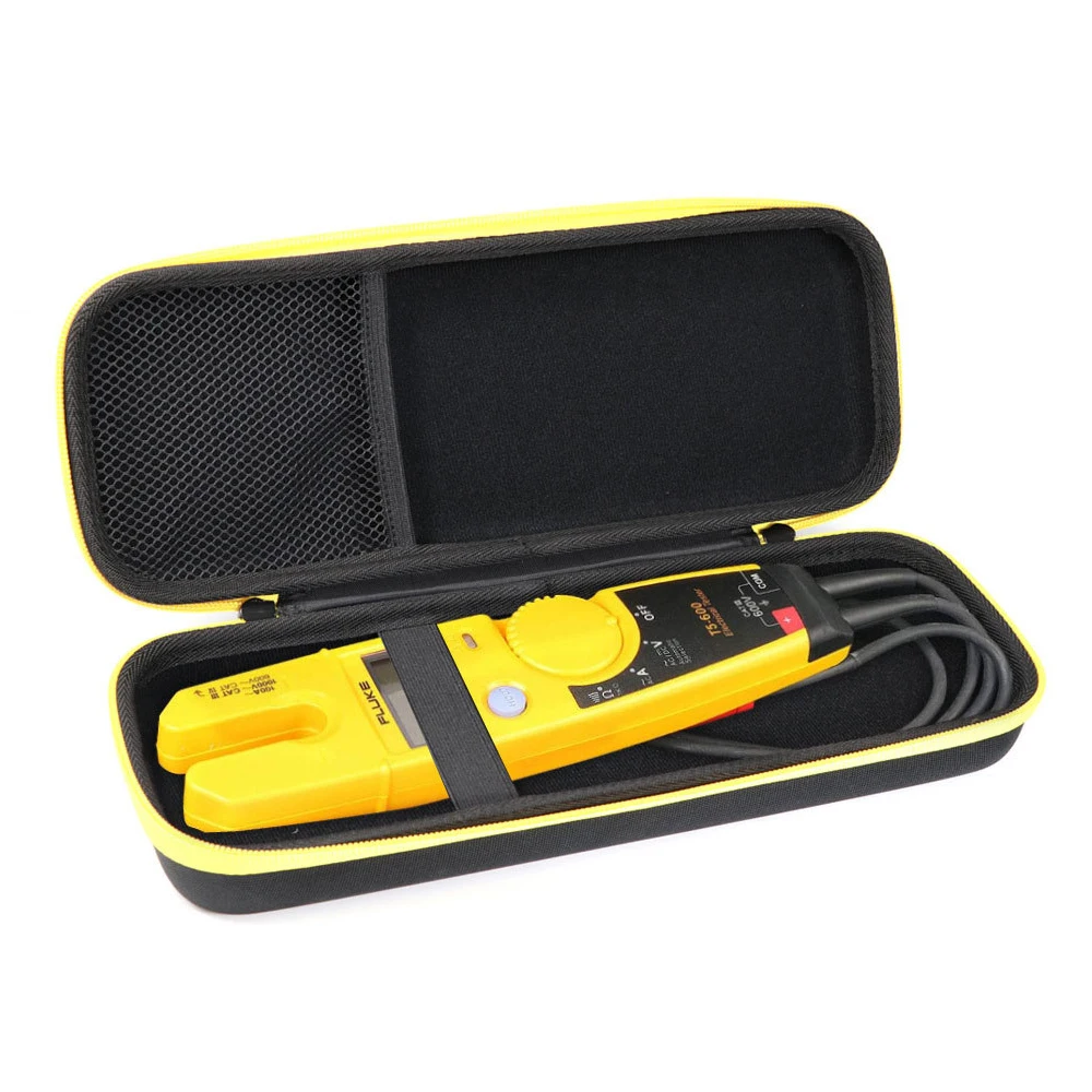 New Portable EVA Hard Bag Travel Protective Carrying Storage Cover Box Case Carry Use for Clamp Meter Fluke T5-1000 T5-600