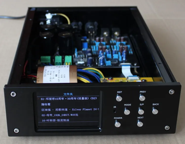 

STM32F407ZET6 AK4495SEQ DAC decoder SD lossless digital turntable Support DSD 64GB of memory With balanced output