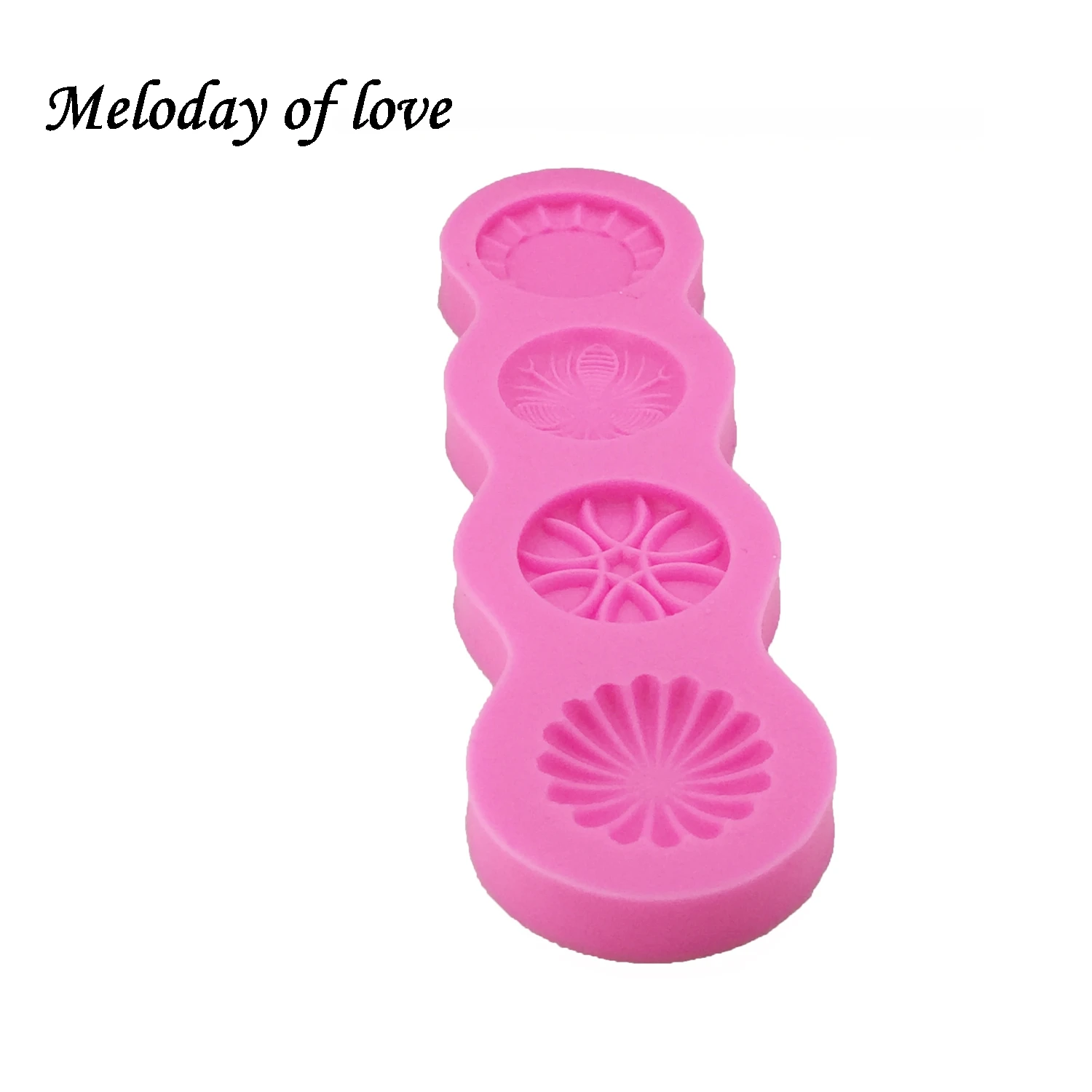 1Pcs Silicone Sugarcraft cake Border Button modeling cake decorating tools silicone cake mold fondant mould T1240