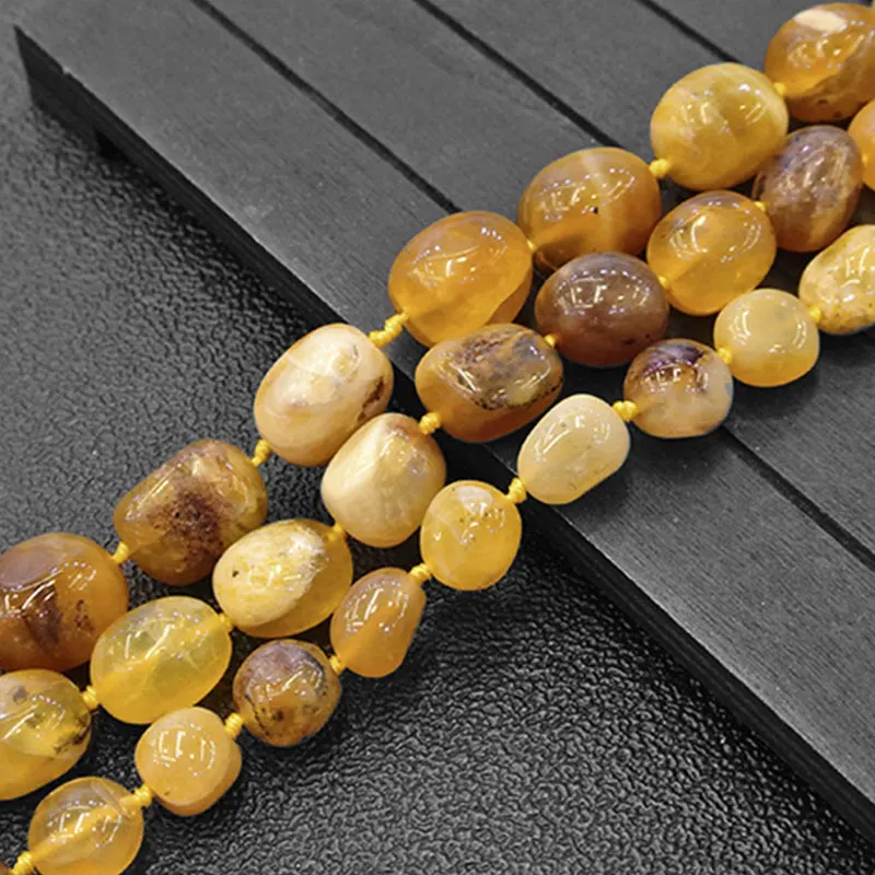 

Natural Yellow Opal Stone Beads Freeform Potato Loose DIY Beads For Jewelry Making Beads Accessories 15'' For Women Men Gift